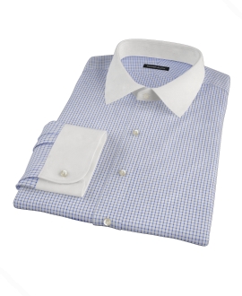 Blue Grid Tailor Made Shirt 