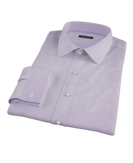 Purple Mini Grid Custom Made Shirt 