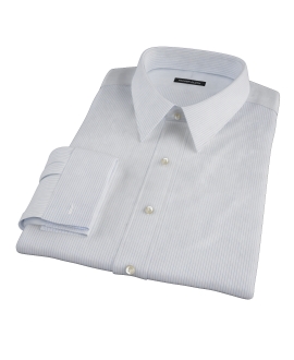 Morton Wrinkle-Resistant Royal Blue Stripe Tailor Made Shirt 