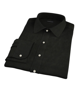 Black Broadcloth Dress Shirt 