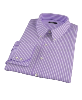 Purple Reverse Bengal Stripe Custom Made Shirt 