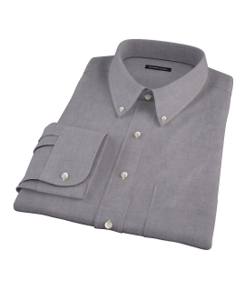 Charcoal Oxford Men's Dress Shirt 