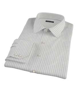 Japanese White and Blue Tailor Made Shirt 