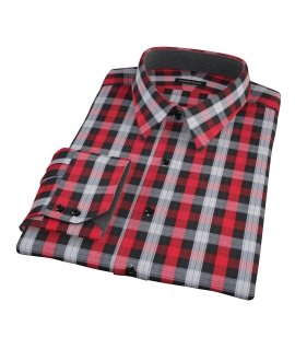 Crosby Red Plaid Custom Made Shirt 