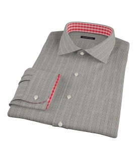 Black Glen Plaid Dress Shirt 