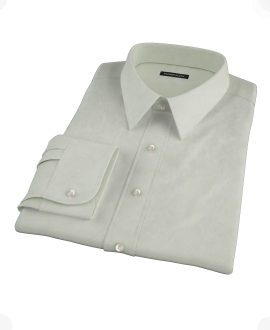 Soft Green Basketweave Custom Made Shirt 
