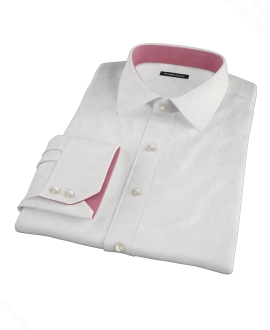 White Pinpoint Tailor Made Shirt 