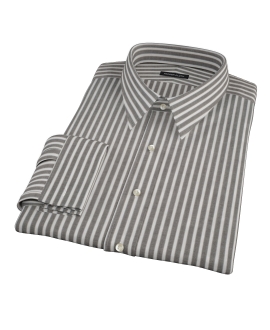Black Stripe Men's Dress Shirt 