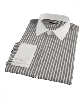 Black Stripe Fitted Shirt 