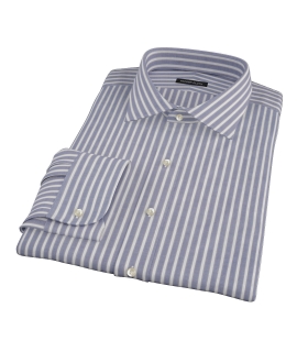 Navy Stripe Men's Dress Shirt 