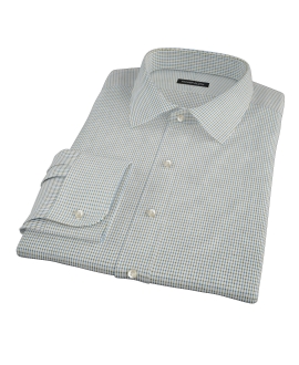 Green and Blue Check Tailor Made Shirt 