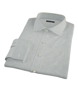 Green and Blue Check Tailor Made Shirt 