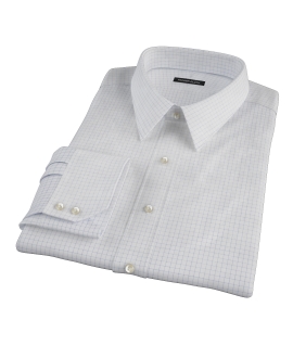 Morton Wrinkle-Resistant Navy Graph Men's Dress Shirt 