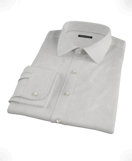 Japanese Gray Mini Grid Dress Shirt 