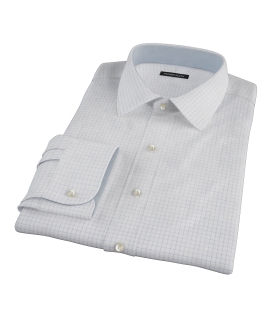 Morton Wrinkle-Resistant Navy Graph Tailor Made Shirt 