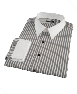 Black Stripe Custom Dress Shirt 
