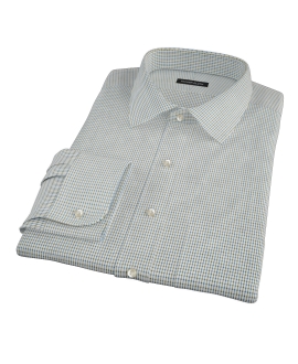Green and Blue Check Tailor Made Shirt 