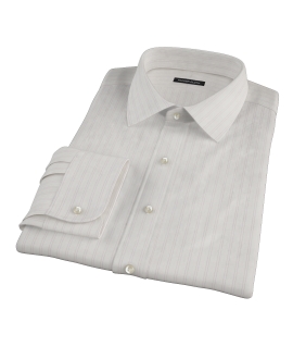 Light Pink Satin Stripe Tailor Made Shirt 