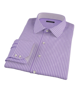 Purple Reverse Bengal Stripe Custom Made Shirt 
