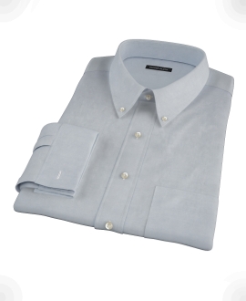 Stormy Light Blue Pinpoint Men's Dress Shirt 