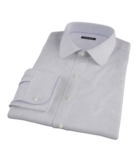 Albini Purple Fine Stripe Custom Made Shirt 