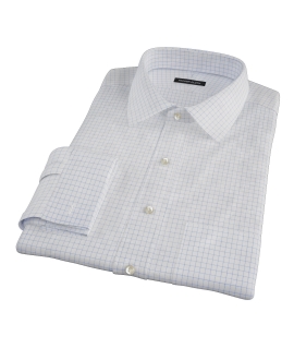 Light Blue Check Tailor Made Shirt 