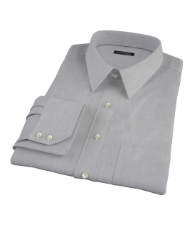 Jones Charcoal Grey End-on-End Dress Shirt 