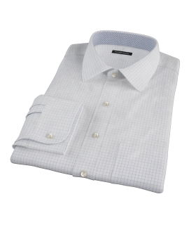 Morton Wrinkle-Resistant Navy Graph Men's Dress Shirt 