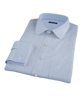 Bowery Blue Wrinkle-Resistant Pinpoint Tailor Made Shirt 
