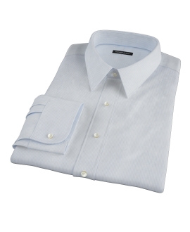 Light Blue Dobby Stripe Custom Made Shirt 