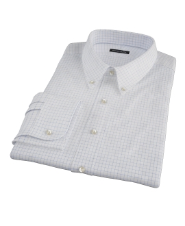 Light Blue Check Tailor Made Shirt 