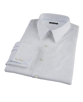 Morton Wrinkle-Resistant Royal Blue Stripe Men's Dress Shirt 