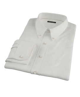 White Phantom Wide Stripe Fitted Shirt 