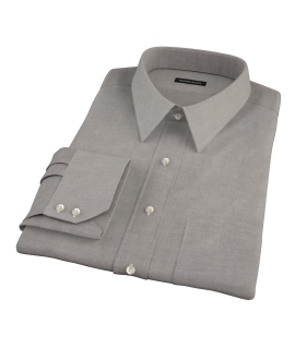 Charcoal 100s Oxford Dress Shirt 
