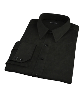 Black Broadcloth Dress Shirt 