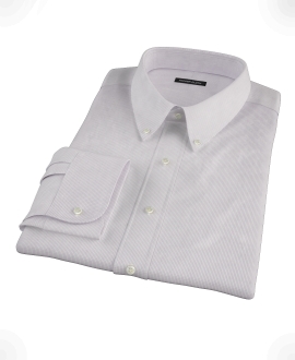 Japanese Lavender Mini Grid Fitted Shirt 