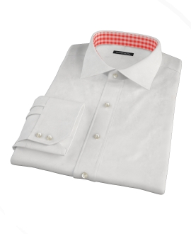 White Pinpoint Men's Dress Shirt 
