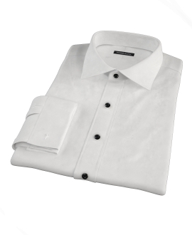 White Pinpoint Tailor Made Shirt 