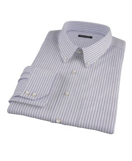 Thomas Mason Purple Stripe Oxford Tailor Made Shirt 