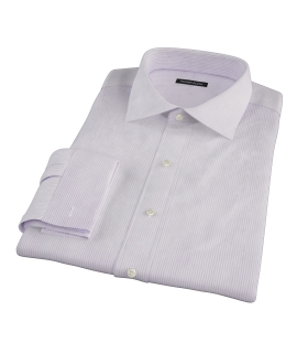 Lavender Dobby Stripe Tailor Made Shirt 