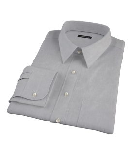 Jones Charcoal Grey End-on-End Dress Shirt 