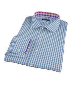 Canvas Blue Gingham Dress Shirt 