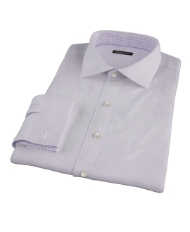 Thomas Mason Lavender Twill Dress Shirt 