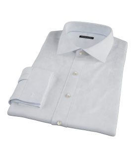 Light Blue Fine Stripe Custom Dress Shirt 