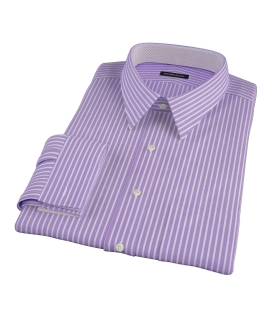 Purple Reverse Bengal Stripe Tailor Made Shirt 