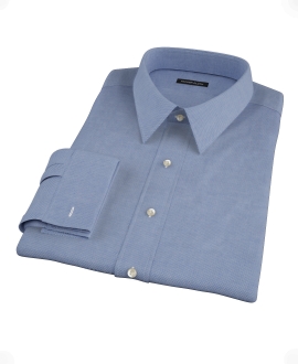 Blue Royal Oxford Fitted Dress Shirt 