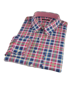 Summer Block Party Men's Dress Shirt 