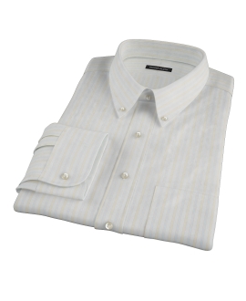 Blue and Yellow Stripe Tailor Made Shirt 