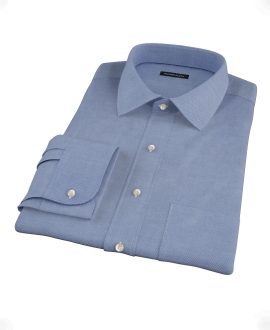 Blue Royal Oxford Fitted Dress Shirt 