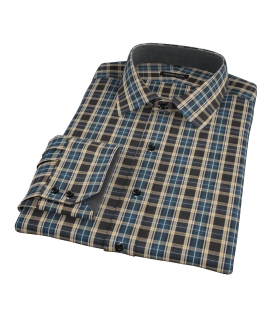 Whistler Green Plaid Custom Dress Shirt 